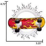 Personalized Skateboard Christmas Ornament for Skateboarder