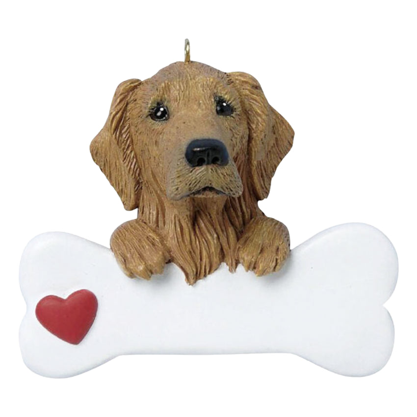 Personalized Golden Retriever Christmas Dog Ornament