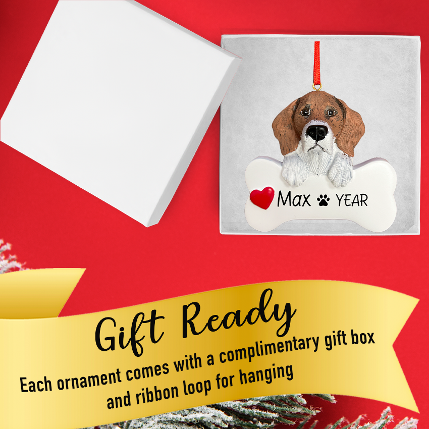 Personalized Beagle Christmas Ornament