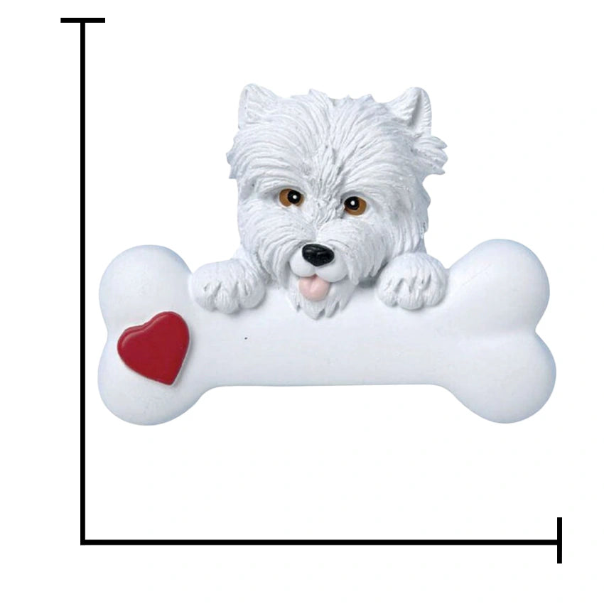 Personalized Westie Christmas Ornament