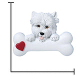 Personalized Westie Christmas Ornament