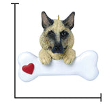 Personalized German Shepherd Christmas Ornament