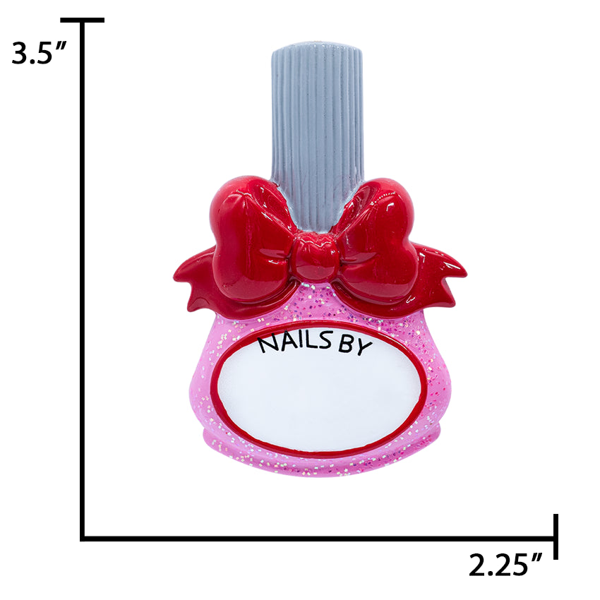 Personalized Nail Polish Christmas Ornament