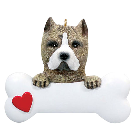 Personalized Pitbull Christmas Ornament