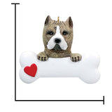 Personalized Pitbull Christmas Ornament