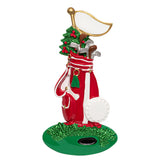 Personalized Golfer Christmas Ornament | Stand Bag Ornament