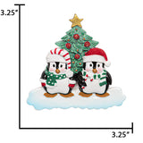 Personalized Our First Christmas Together Ornament Penguin Couple