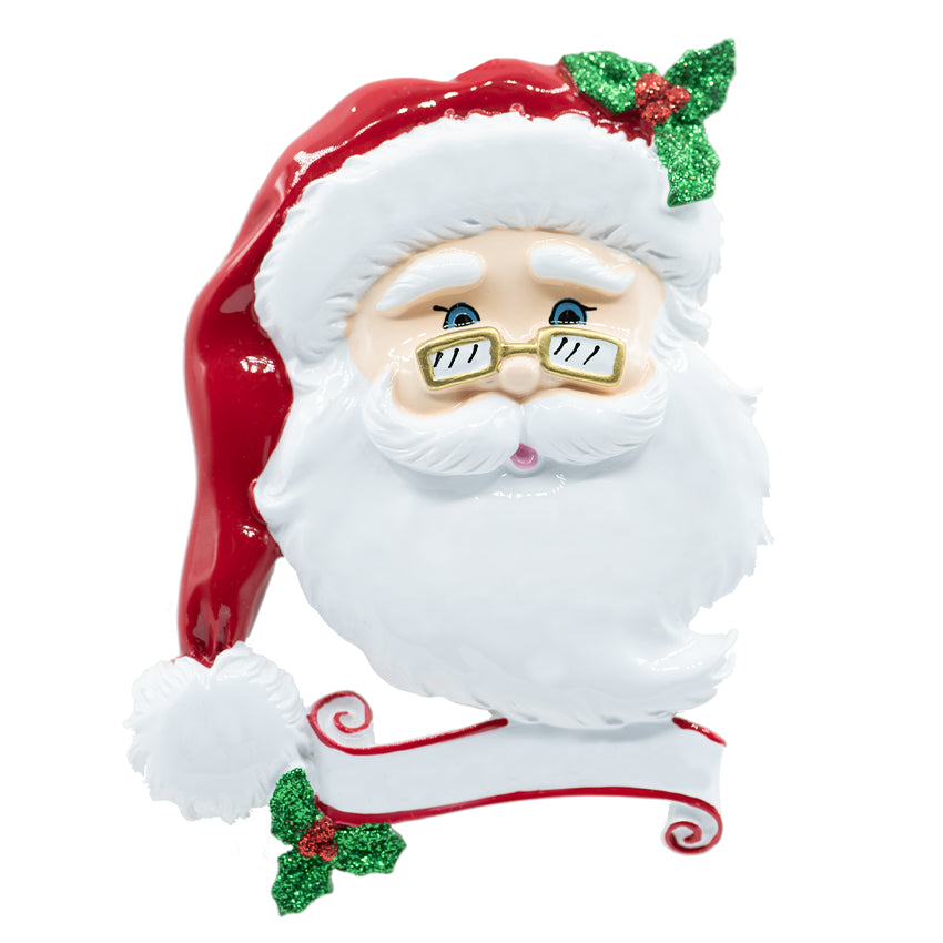 Personalized Santa Christmas Tree Ornament