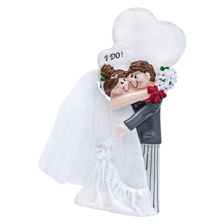 Personalized I Do Wedding Couple Christmas Ornament 2025