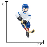 Personalized Ice Hockey Christmas Ornament - Hockey Player Boy