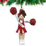 Custom Christmas Cheer Ornament - Pom Pom Girl 2026