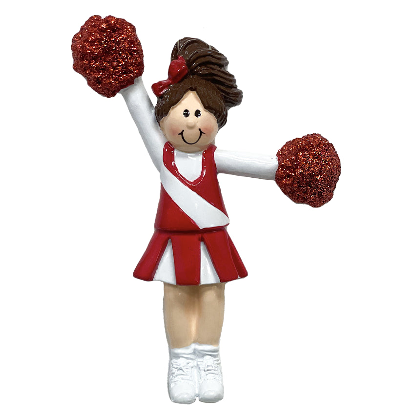 Custom Christmas Cheer Ornament - Pom Pom Girl 2025
