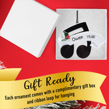 Personalized Music Note Christmas Ornament