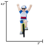 Personalized Bicycle Boy Christmas Ornament 2025