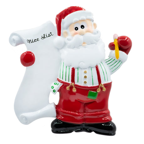 Personalized Santa Christmas Ornament
