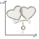 Personalized Our First Christmas Engaged Ornament - Engagement Ring