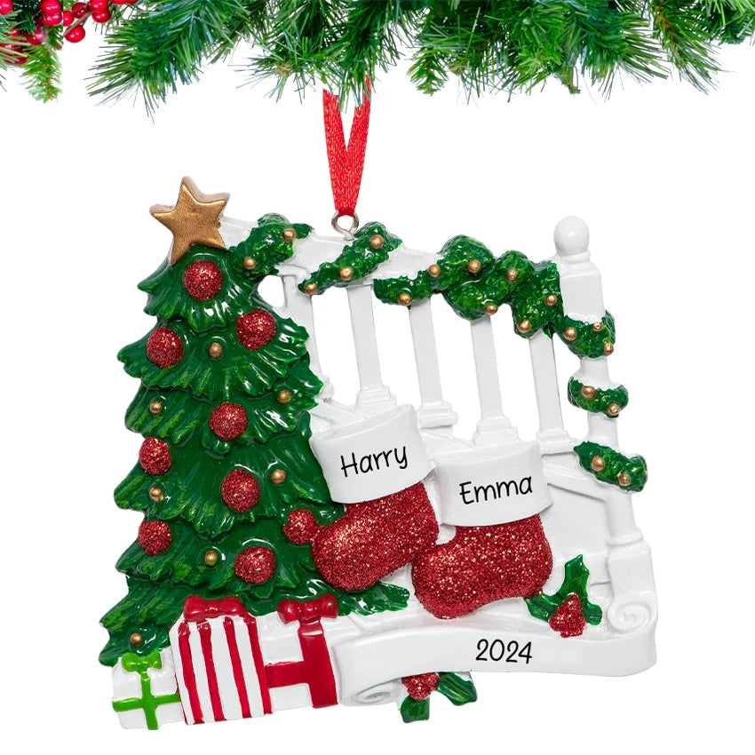 Personalized Stocking Couple Our First Christmas Together Ornament