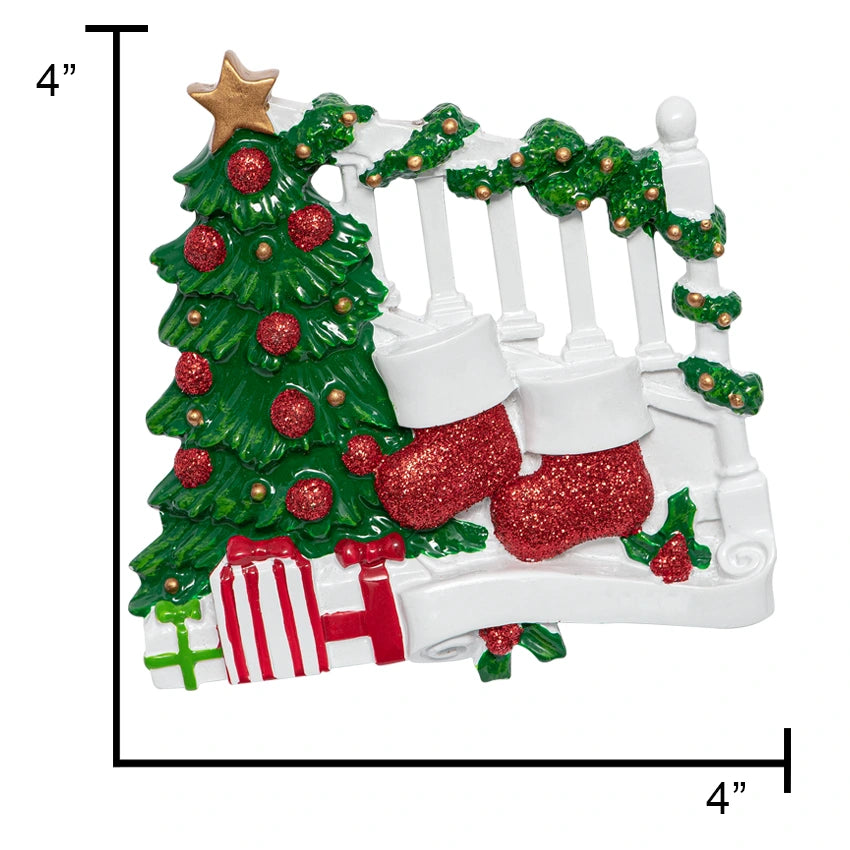 Personalized Stocking Couple Our First Christmas Together Ornament