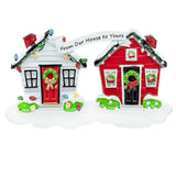 Personalized Next Door Neighbor New Home Christmas Ornament