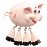 Personalized Pig Christmas Ornament - Farm Animal Gift