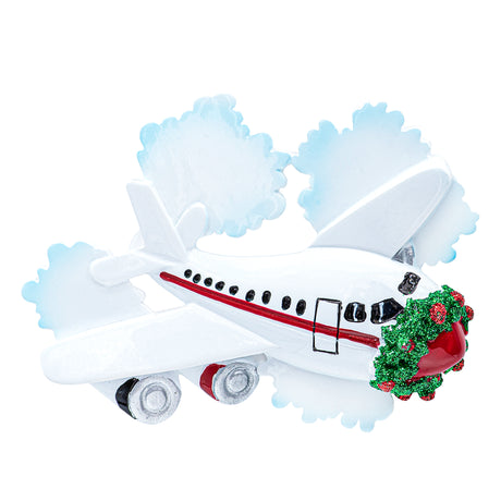 Personalized Airplane Christmas Ornament