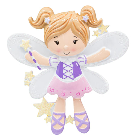 Personalized Fairy Christmas Ornament for Girls