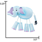 Personalized Elephant Christmas Ornament