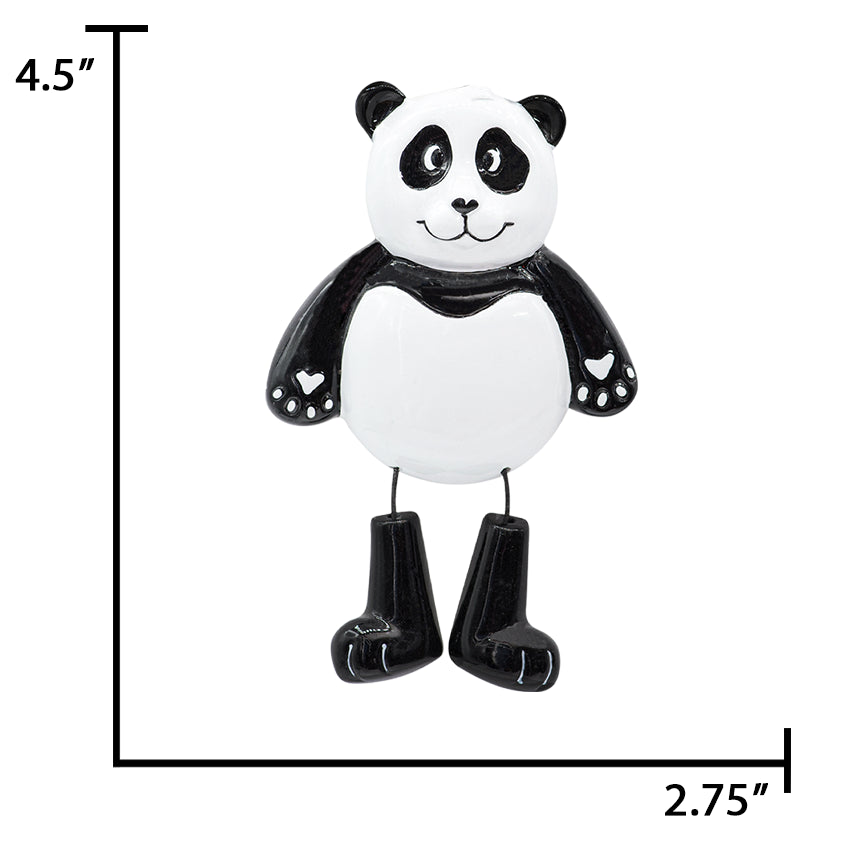 Personalized Panda Christmas Ornament