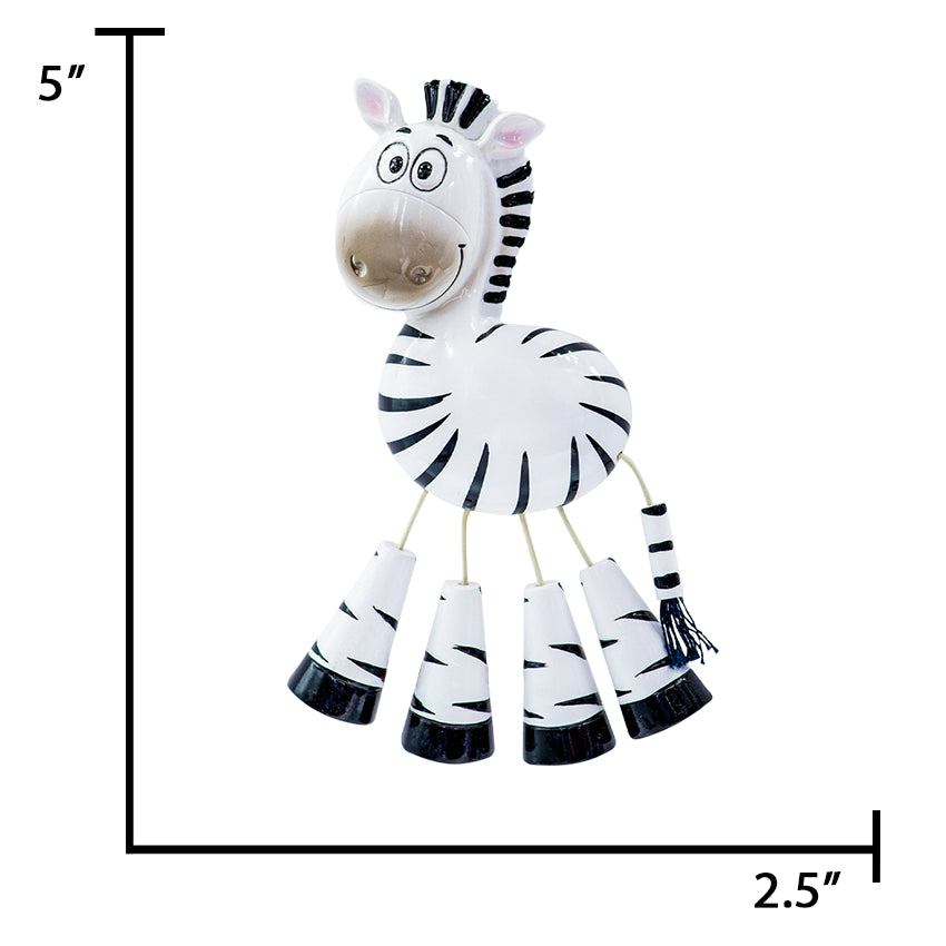 Personalized Zebra Christmas Ornament