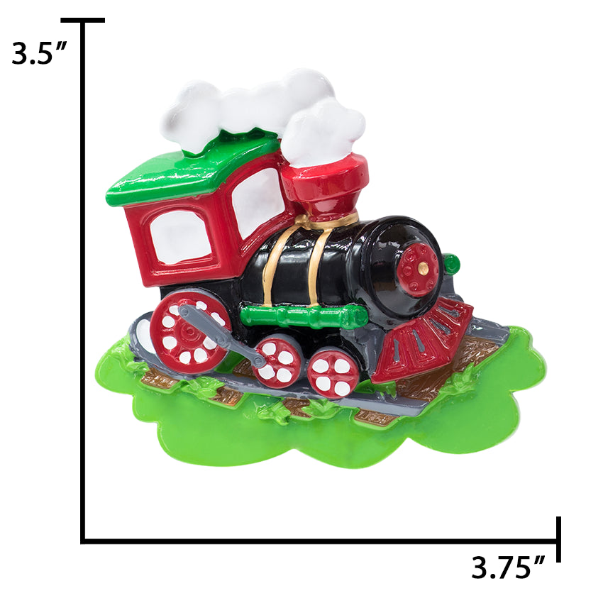 Personalized Choo Choo Train Christmas Ornament