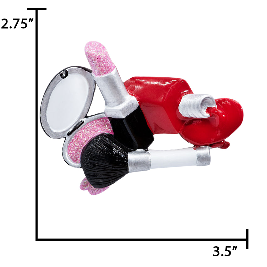 Personalized Makeup Tools Christmas Ornament