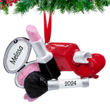 Personalized Makeup Tools Christmas Ornament