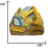 Dig into the holiday spirit with a custom excavator bulldozer Christmas ornament from Gift Shopie!