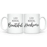 Good morning mugs for boyfriend and girlfriend, a sweet gift to brighten their mornings together.