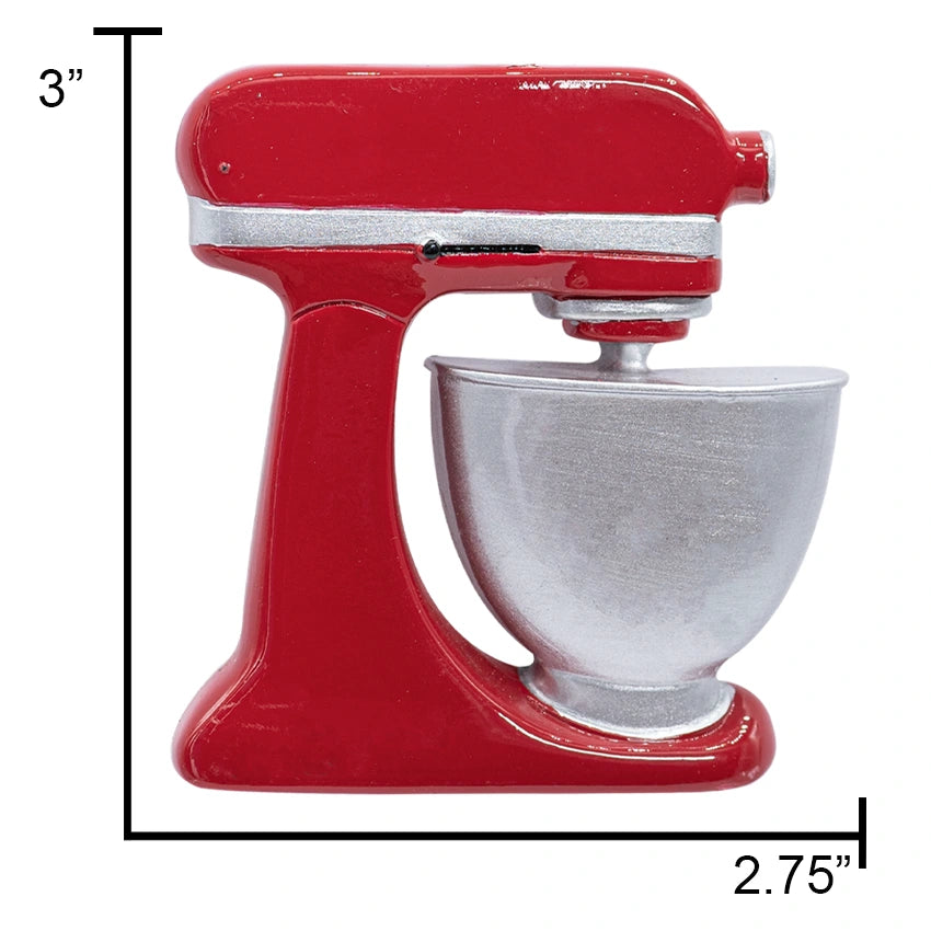 Personalized mixer Christmas ornament, a perfect keepsake for bakers and kitchen lovers